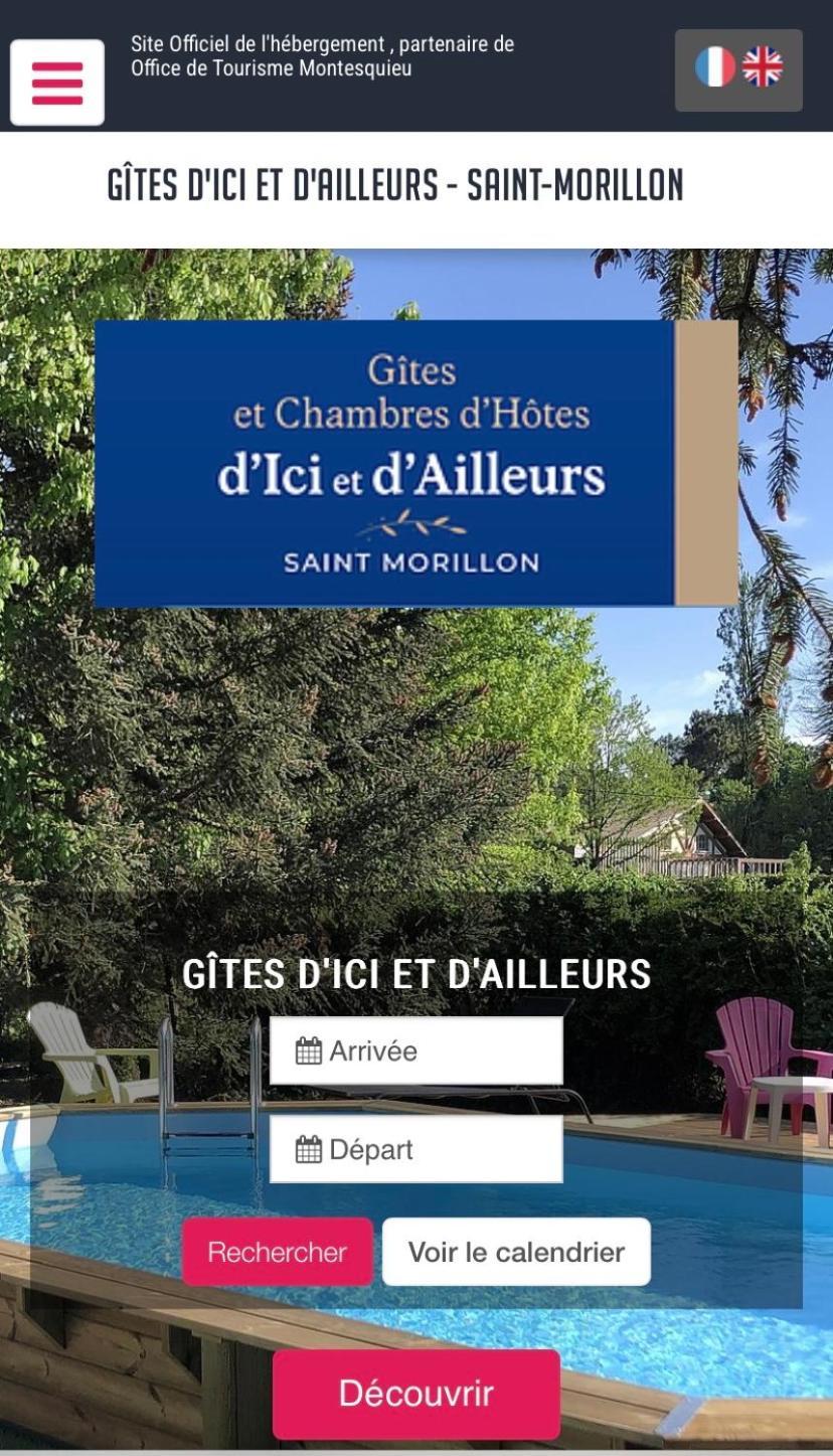 Chambres D'Elisa Saint-Morillon Экстерьер фото